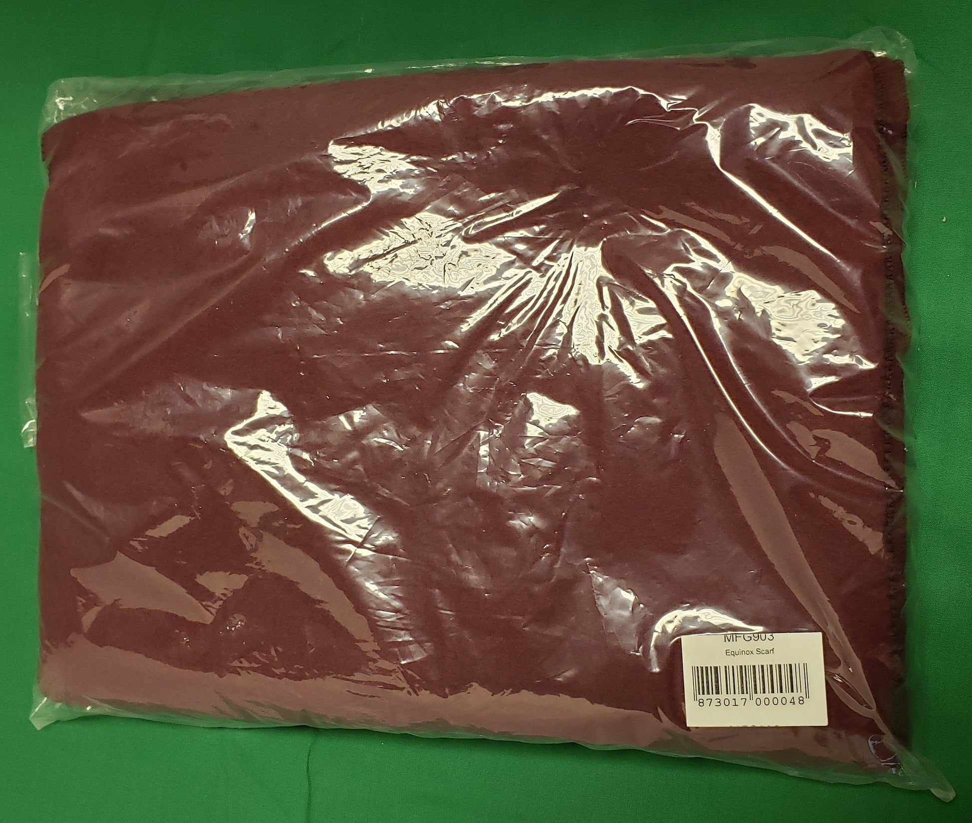 Equinox Collared Lemming 11.5" x 60" Fleece Scarf Stone Taupe MFG903 image 2