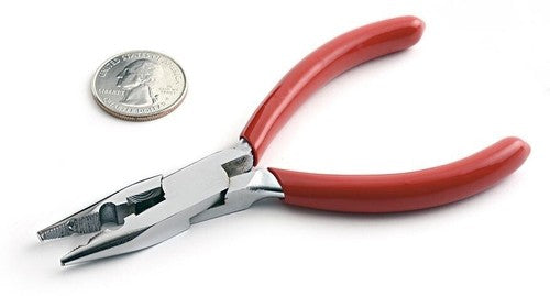 Luck-E-Strike 4.5" Mini Pliers / Cutters-Flat Nose/Comfort Grip/Strong/Small image 0