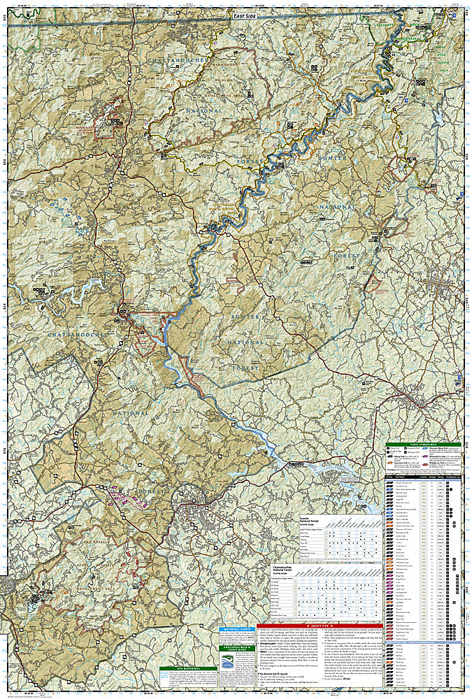 National Geographic Trails Illustrated GA / SC Chattahoochee Map Pack 1020451 image 6