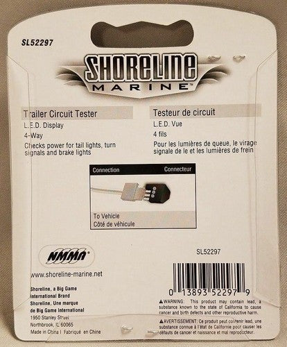 Shoreline Marine LED 4-Way Trailer Circuit Tester--Test Tail/Signal/Brake Lights image 2