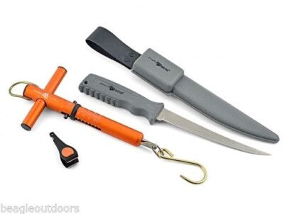 South Bend 6" Fillet Knife w/Sheath/25-lb Scale/Clippers Combo Pack SBFCP-2 image 0