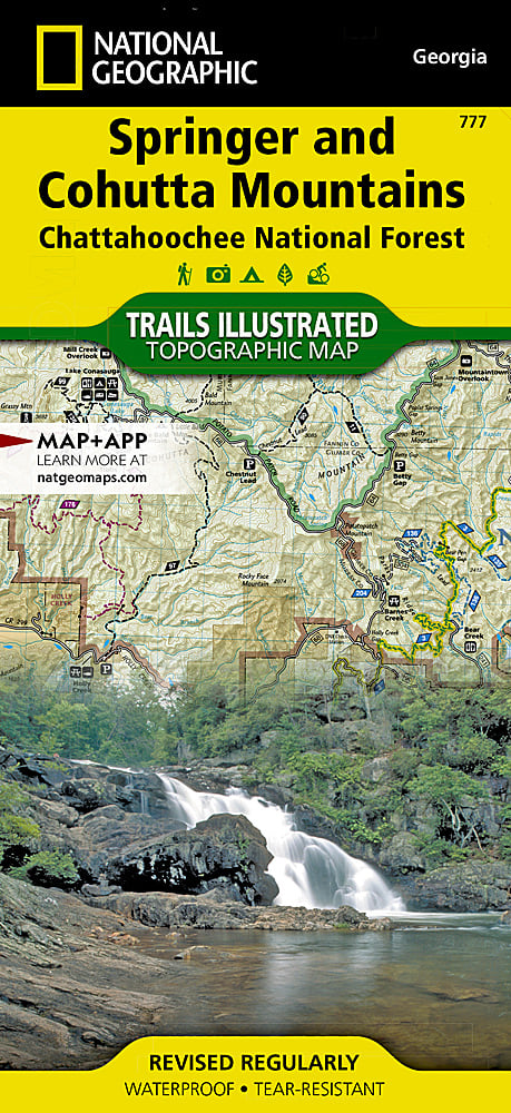 National Geographic Trails Illustrated GA / SC Chattahoochee Map Pack 1020451 image 1