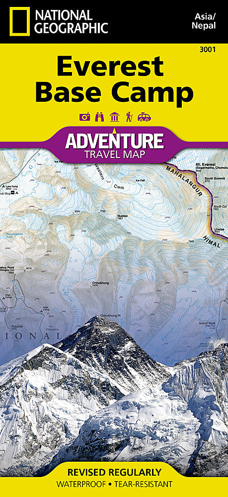 National Geographic Trails Illustrated Map â€“ Adventure Everest Base Camp image 0