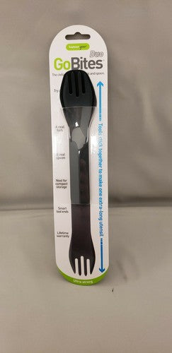 Humangear GoBites Duo Spoon/Fork Combo Utensil Gray - Sturdy BPA-Free Nylon image 4