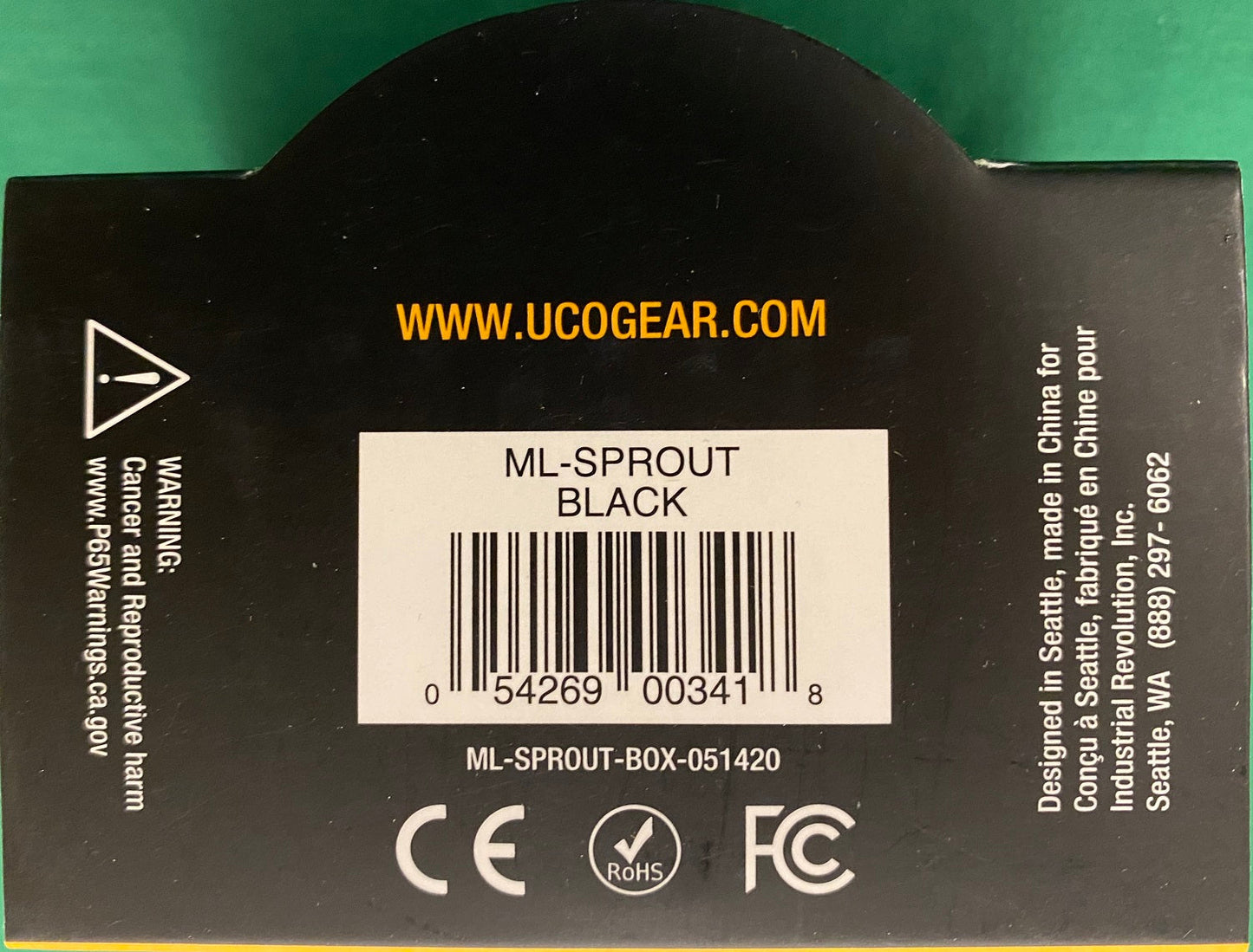 UCO Sprout Mini Lantern Black ML-SPROUT image 8