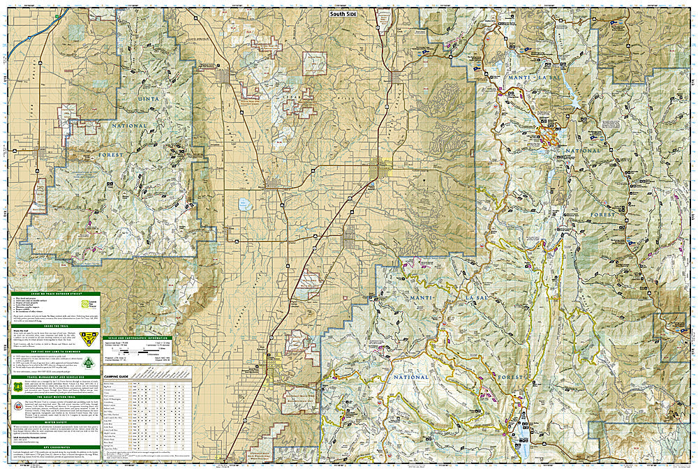 National Geographic Manti-La Sal Nat Forest Map Pack Bundle TI01021252B image 3