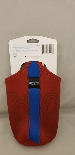 Nalgene Insulated Neoprene 32oz Bottle Sleeve/Carrier Red w/Loop &amp; Carabiner image 2