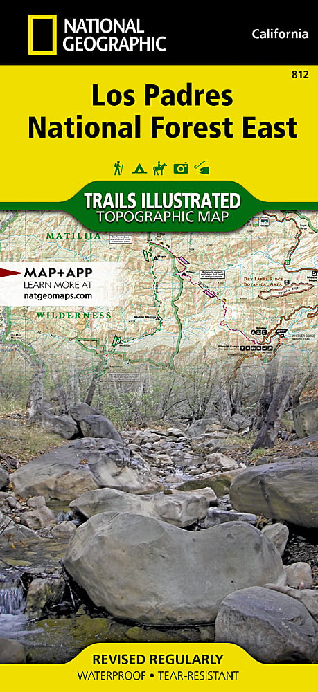 National Geographic Trails Illustrated CA Los Padres Nat Forest Map Pack Bundle image 1