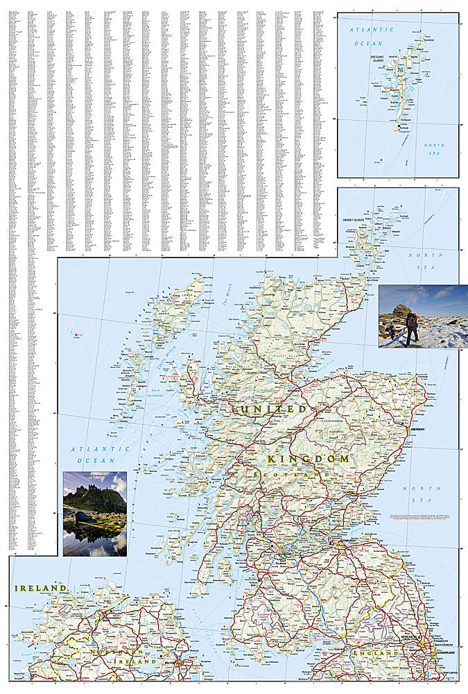 National Geographic Trails Illustrated Map – Adventure United Kingdom Europe image 2
