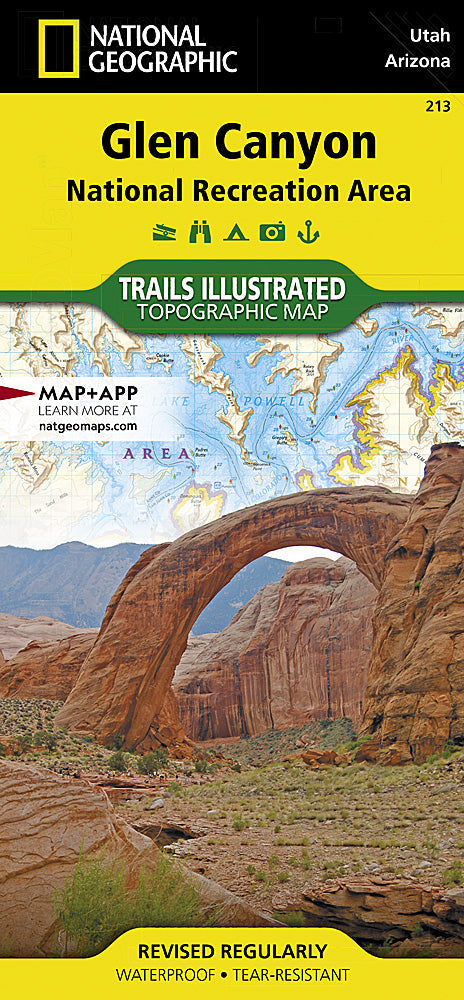 National Geographic Trails Illustrated UT/AZ Glen Canyon National Park Map 213 image 0