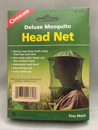 Coghlan's Deluxe Fine Mesh Head Net - Mosquito Protection Headnet Coghlans 9360 image 2