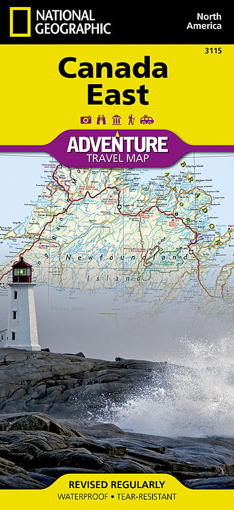 National Geographic Trails Illustrated Map â€“ Adventure Canada East AD00003115 image 0