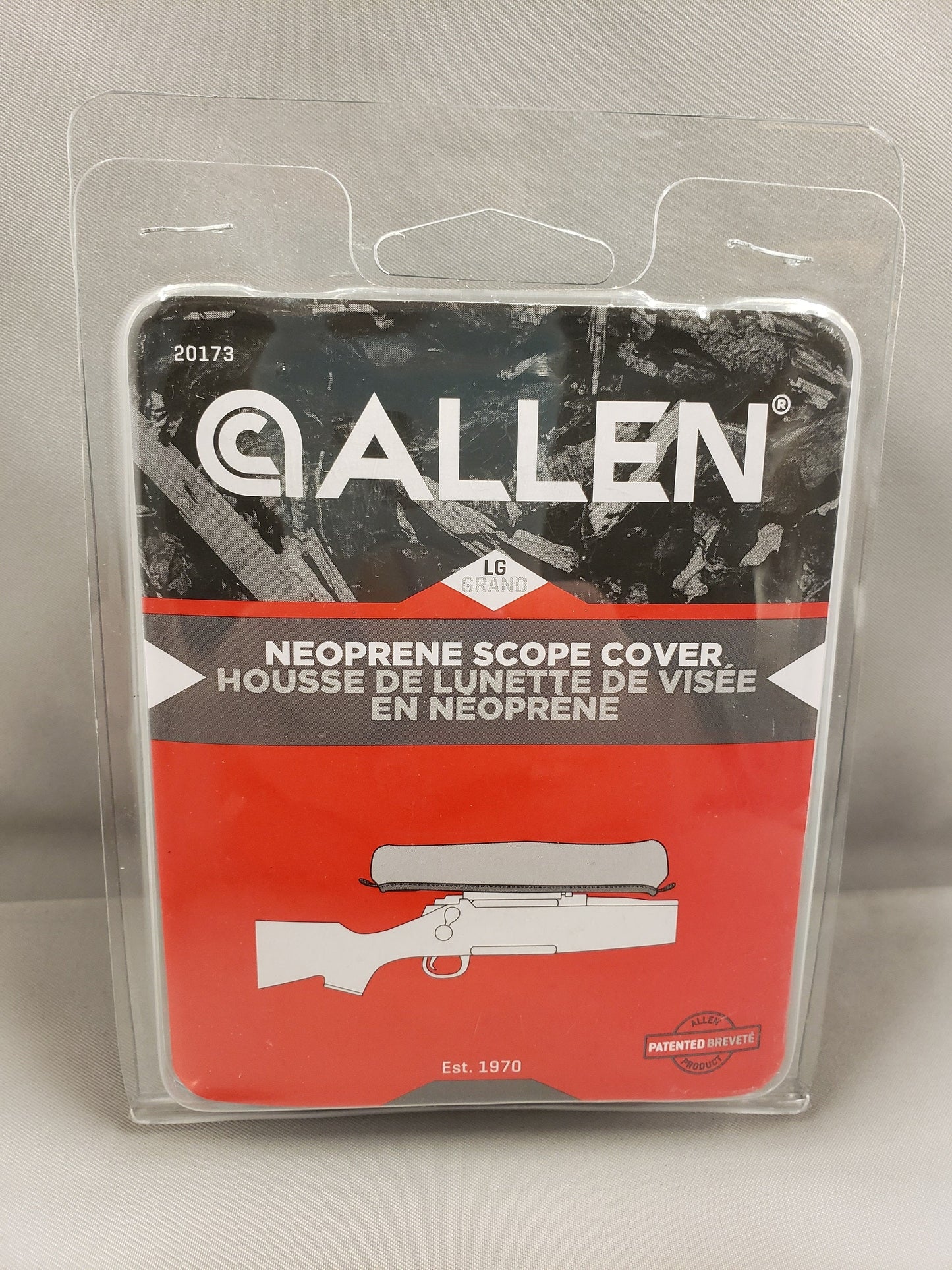 Neoprene Scope Cover Large - Reversible Camo & Black - 15" Rifle Scope image 2