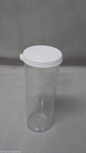 Multipurpose Clear Plastic Vial / Bottle 53 ml 3.25" T x 1.125" D 2-pack image 1