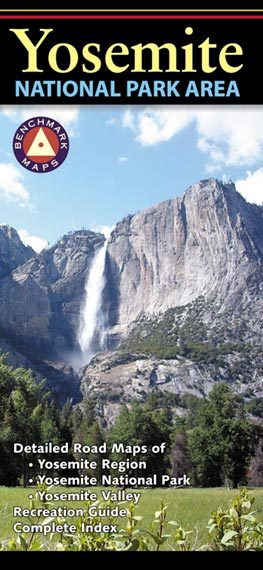 National Geographic Benchmark Yosemite National Park Area Map BE0BENYORM image 0