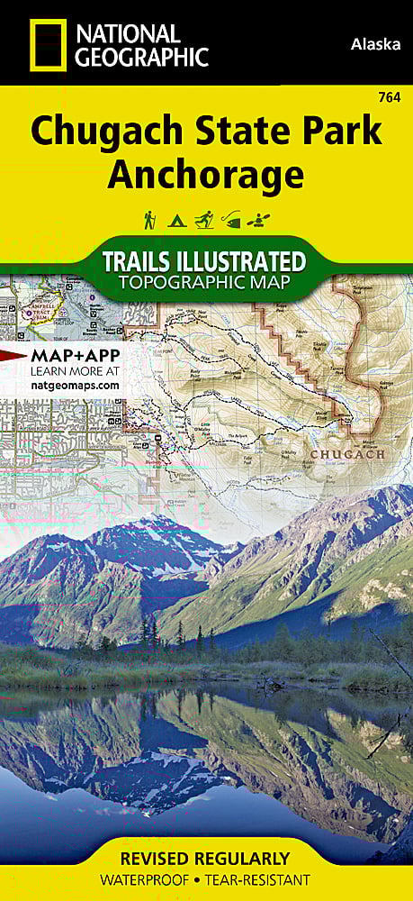 National Geographic Trails Illustrated AK Anchorage Chugach State Park Map 764 image 0