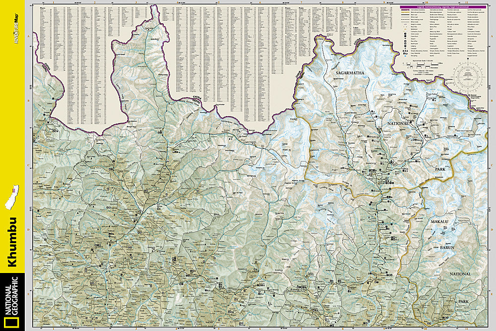 National Geographic Adventure Map Khumbu AD00003002 image 2