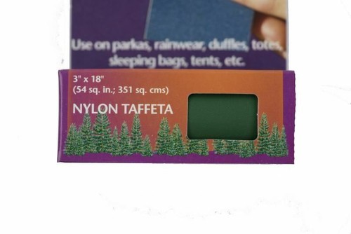 Kenyon K-Tape 3" x 18" Forest Green Taffeta Nylon Adhesive-Backed Repair Tape image 0