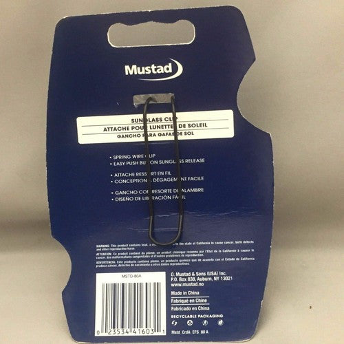 Mustad Fishing Sunglass Visor Clip - Convenient Sunglasses Storage in Car image 1