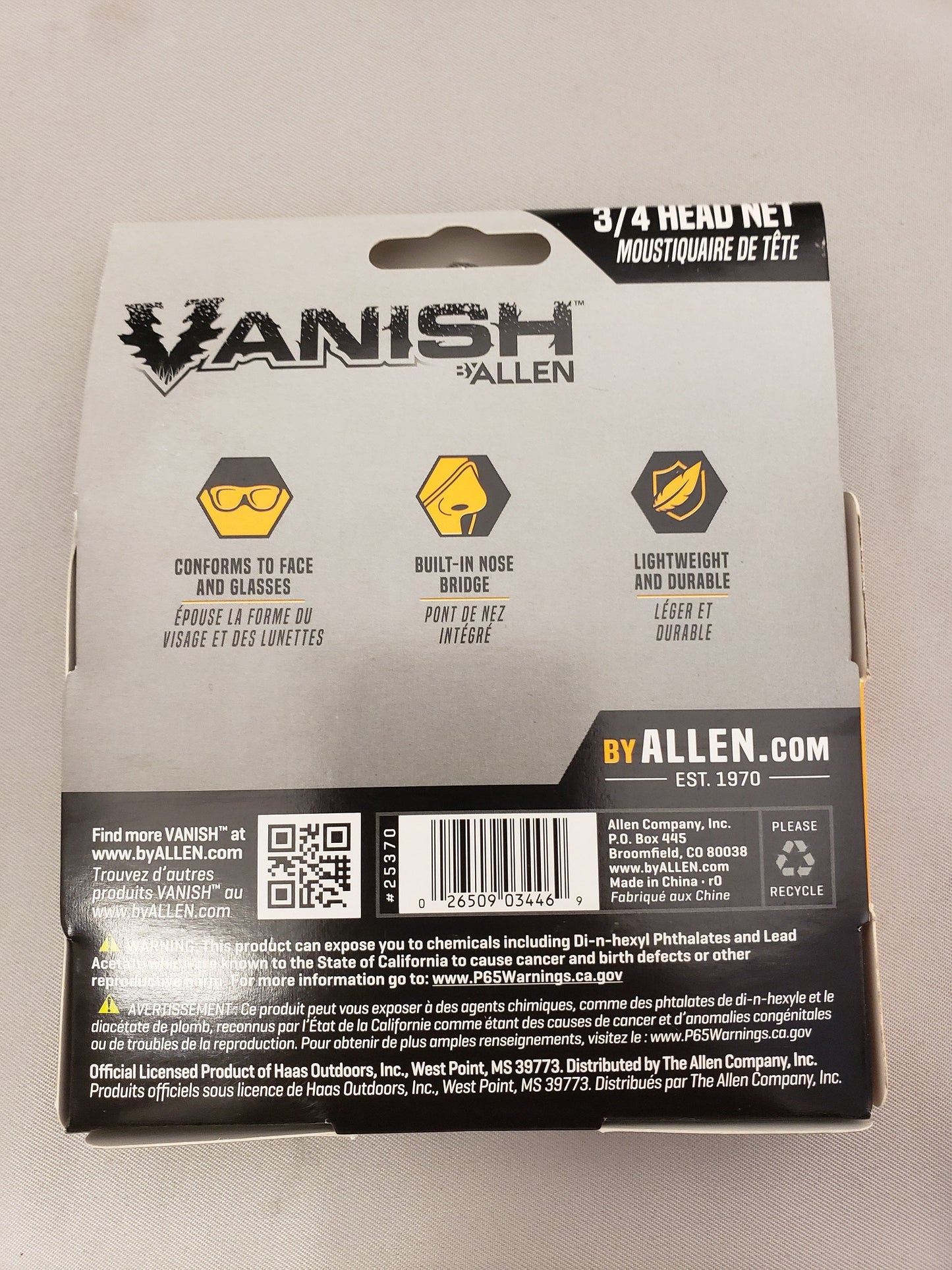 Allen Vanish Visa Form Mesh MOBU Country 3/4 Head Net - Camo Hunting Headnet image 1