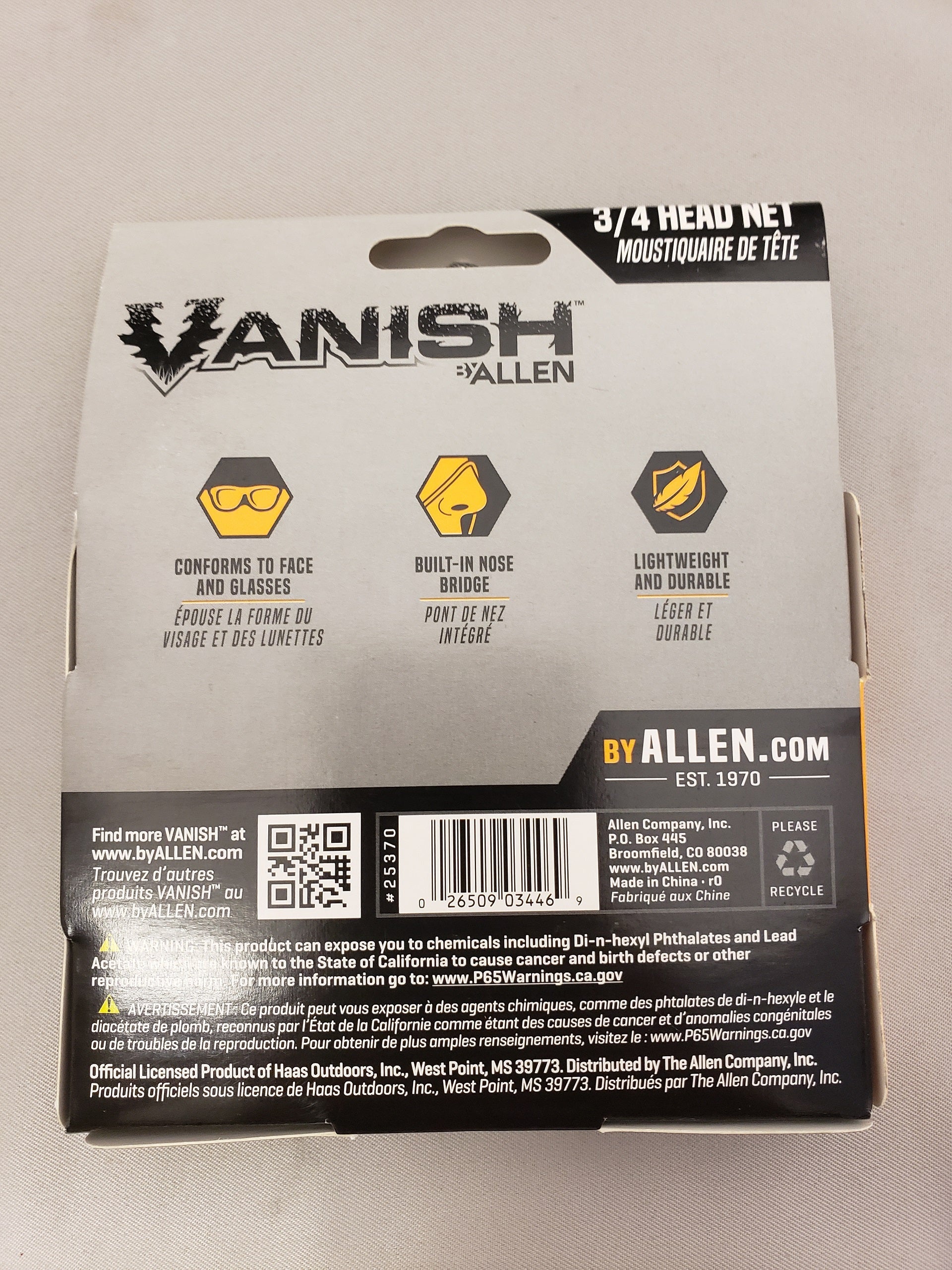 Allen Vanish Visa Form Mesh MOBU Country 3/4 Head Net - Camo Hunting Headnet image 1