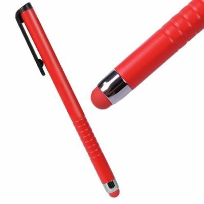 Atomic Micro Slim Purple Stylus for Smart Phone/Tablet w/Rubber Tip/Pocket Clip image 2