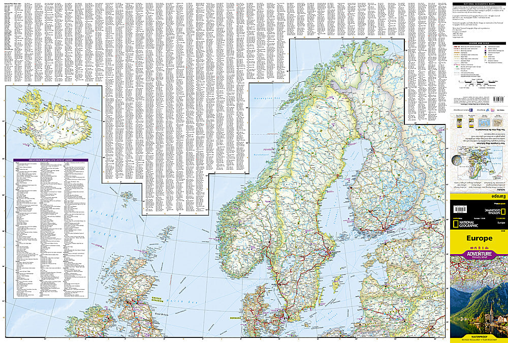 National Geographic Trails Illustrated Map â€“ Adventure Connent / Countries of image 1