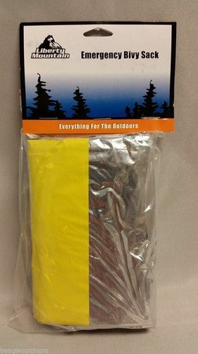 Liberty Mountain Ultralight Emergency Survival Thermal Bivy - Reflects Body Heat image 1