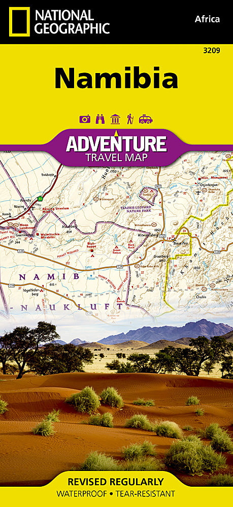 National Geographic Adventure Map Namibia AD00003209 image 0