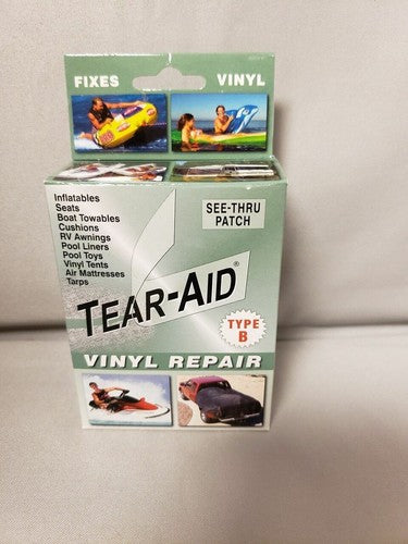Tear-Aid Patch Kit w/Tape, Patches &amp; Alcohol Prep Type B - All Vinyl Repair image 4