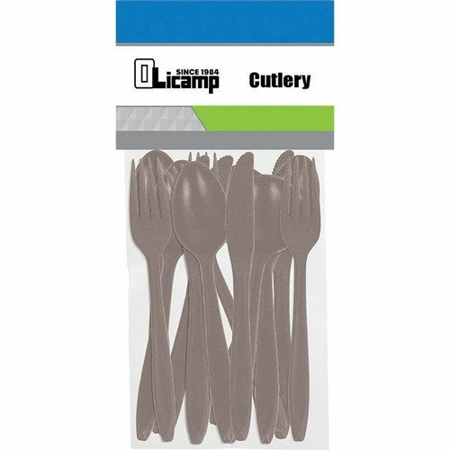 Olicamp Knife-Fork-Teaspoon-Soupspoon BPA-Free Utensil Ultralight Cutlery 16-Pak image 0