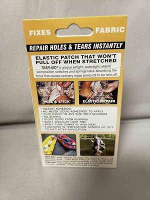 Tear-Aid Patch Kit w/Tape, Patches &amp; Alcohol Prep Type A - All Fabric Repair image 5