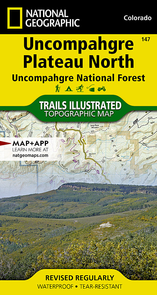 National Geographic CO Uncompahgre Plateau GMU Map Pack Bundle TI1021180B image 4