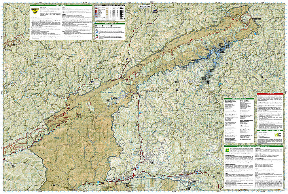 National Geographic Trails Illustrated Map Pack â€“ Jefferson National Forest VA image 7