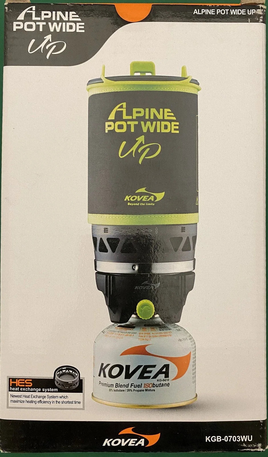 Kovea Alpine Pot Wide Up Stove System KGB-0703WU – Backpacking Cook Set